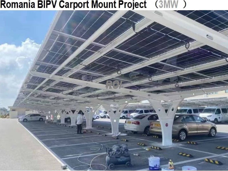 Rumänien BlPV Carport Mount Projekt