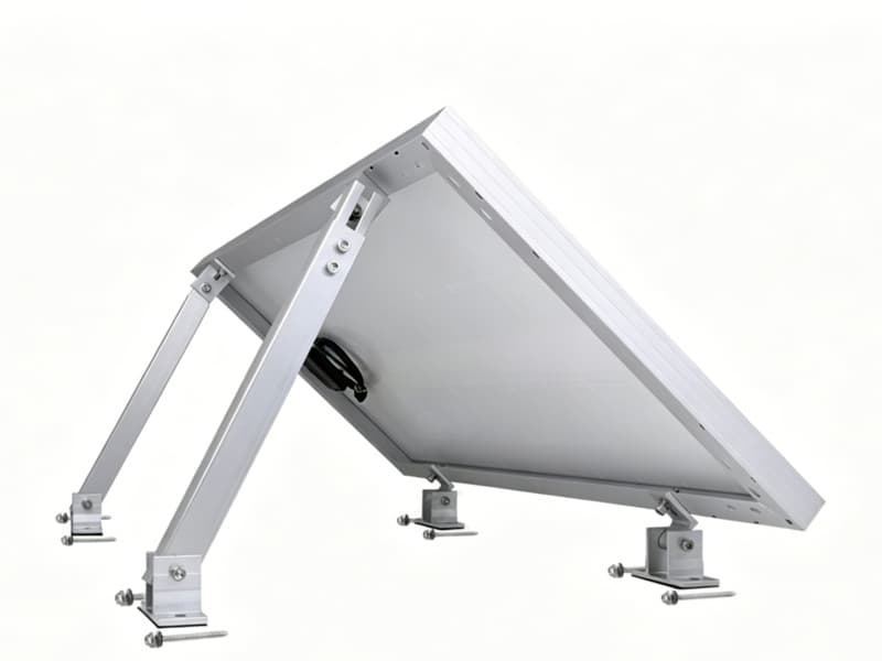 Verstellbare, neigbare Solarmodulhalterung für Flachdächer aus Metall 02