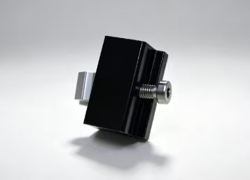 Universal Fast Installation Adjustable Black Aluminum Anodized Solar End Clamps Tile Roof Panel