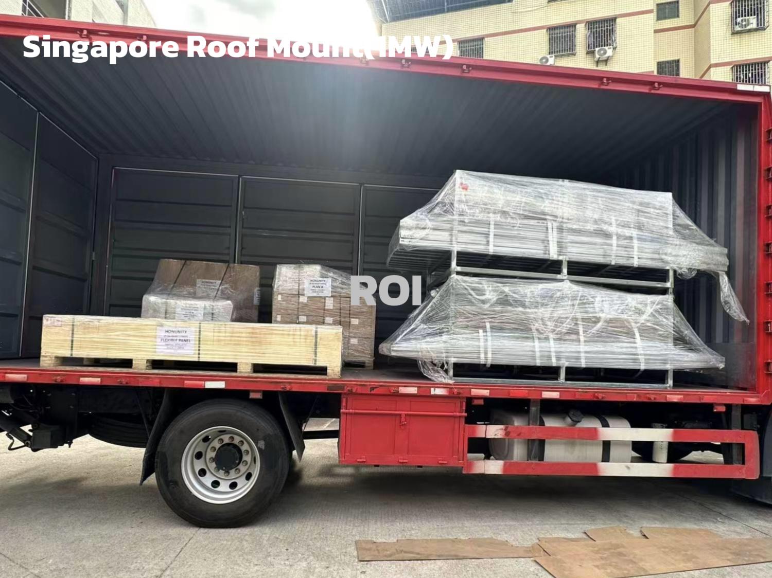 Dachmontageprojekt in Singapur